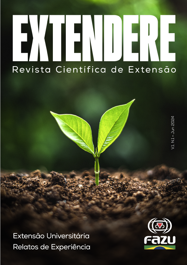					Visualizar v. 1 n. 1 (2024): Extendere - Revista Científica de Extensão
				